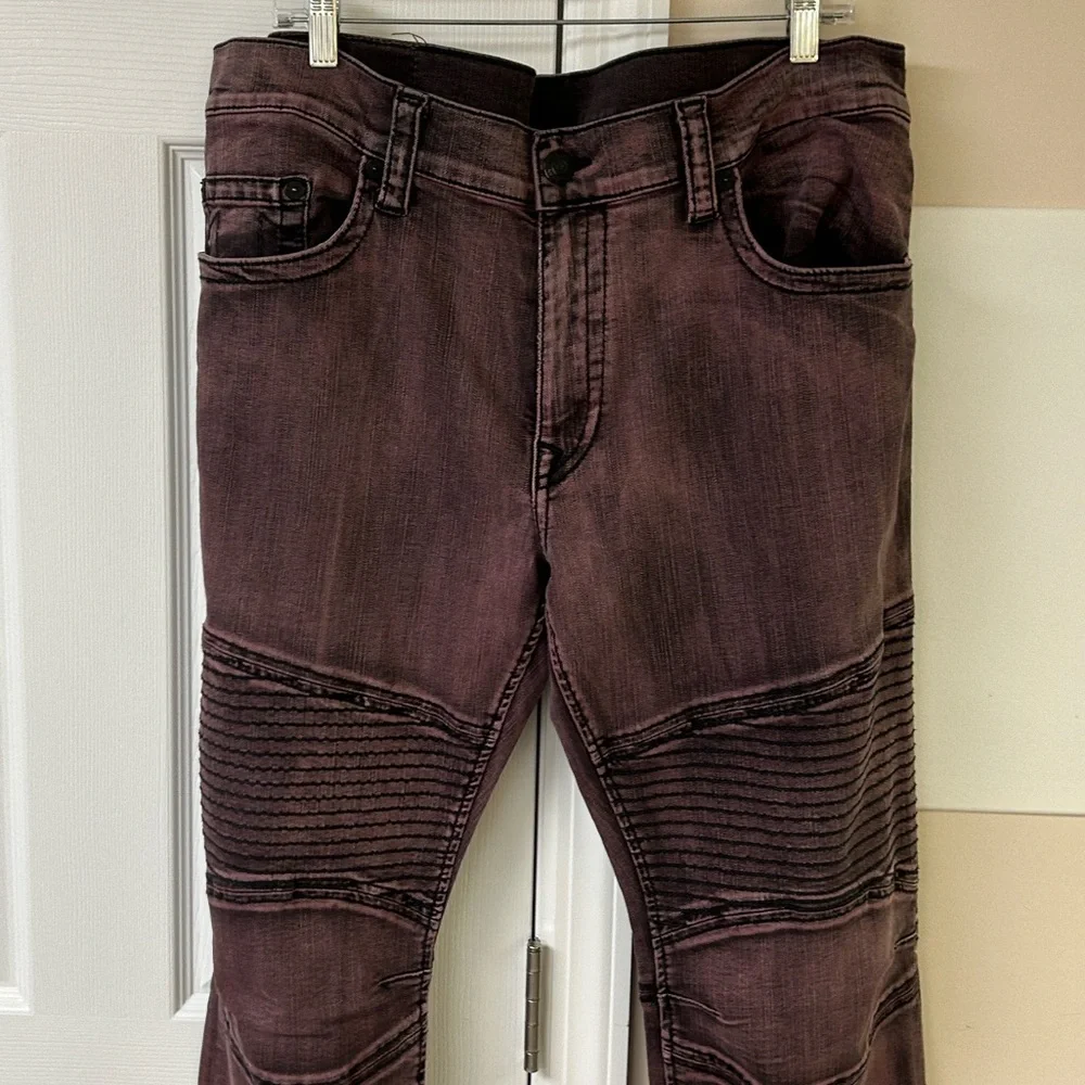 True Religion Geno Slim Moto Jeans
